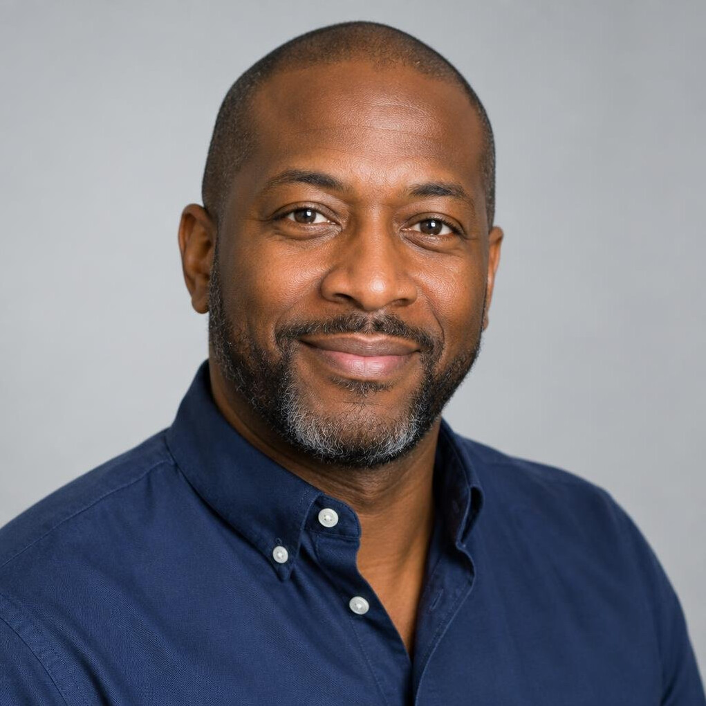 Portrait of a male broadcast instructor